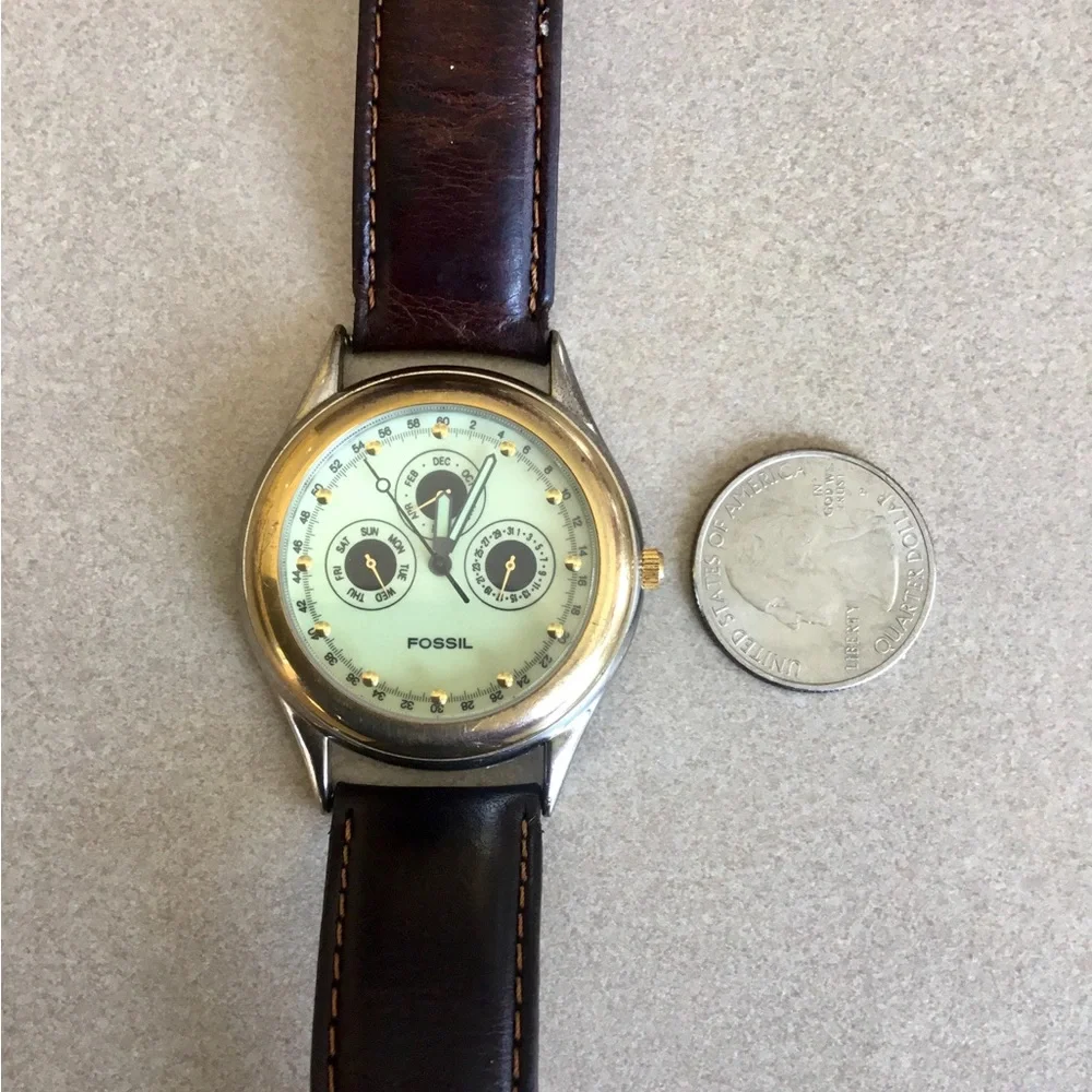 1995 RARE FOSSIL CHRONOGRAPH WATCH BQ-8473